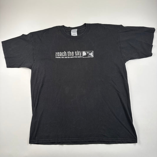 Vintage 90s Reach The Sky Shirt XL Friends, Lies, And The End Of The World