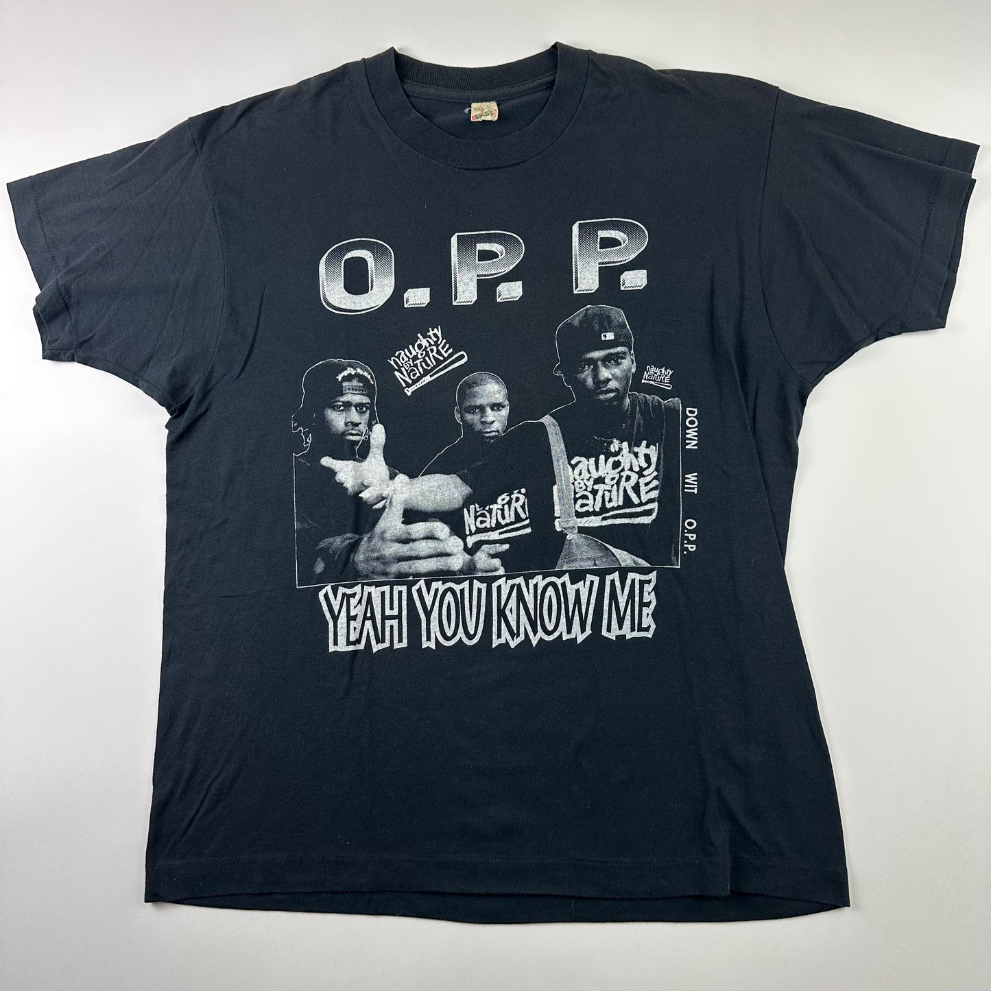 Vintage 90s Naughty By Nature Shirt XL Down Wit O.P.P