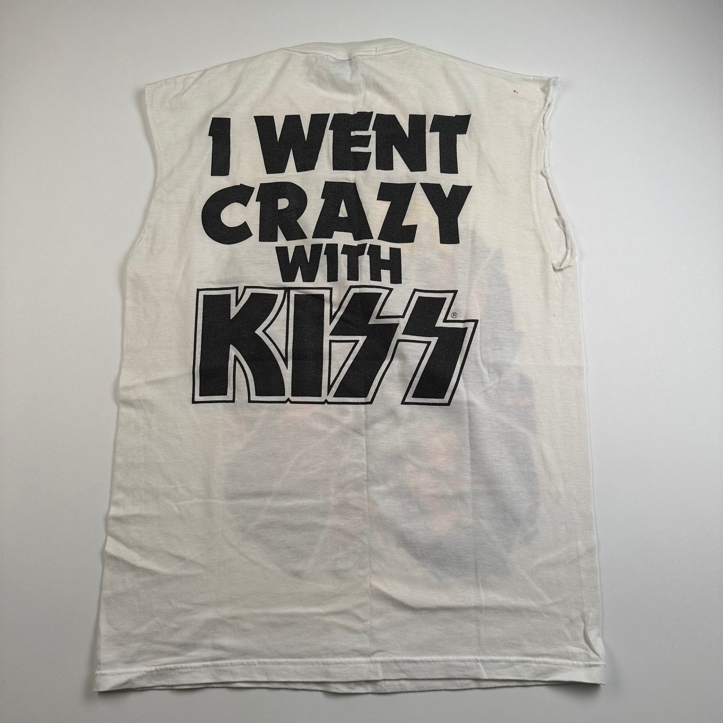 Vintage 1987 Kiss Sleeveless Shirt Large I Went Crazy