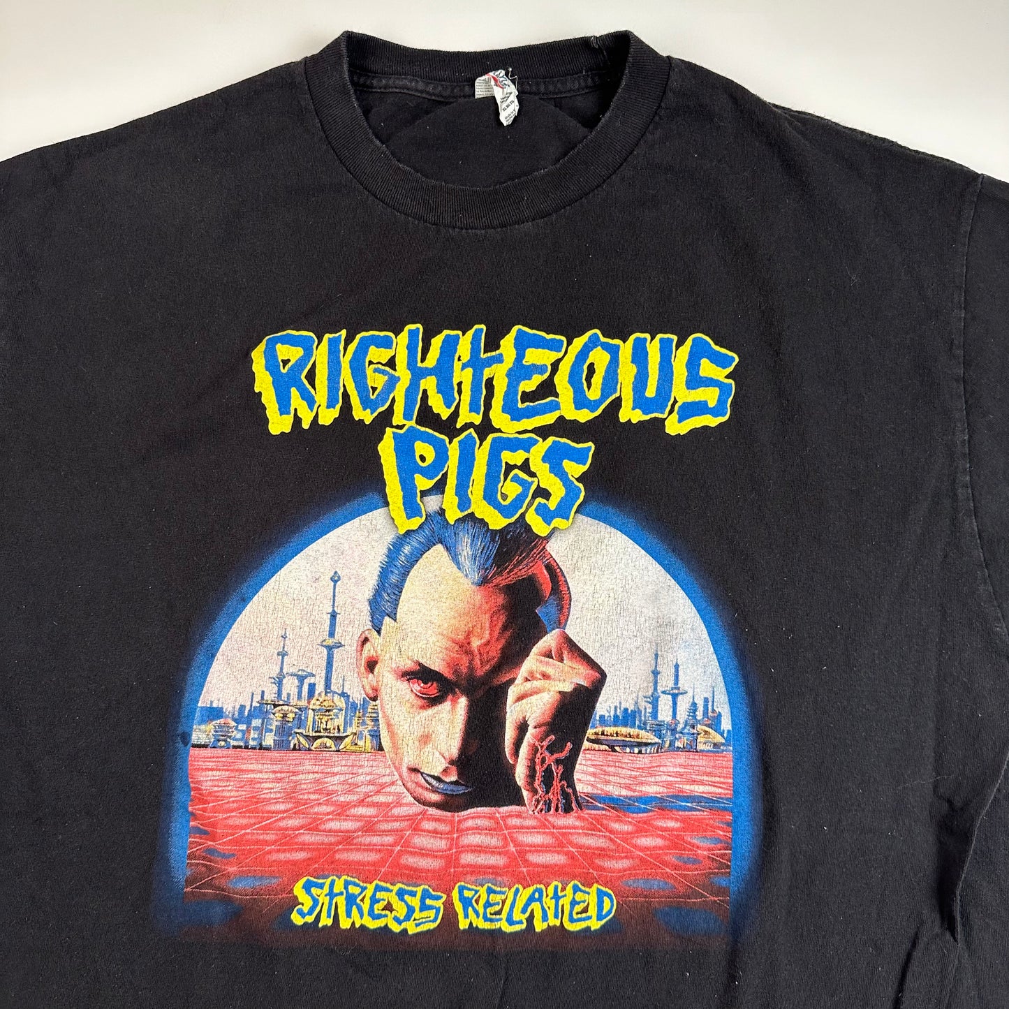 Righteous Pigs Shirt XL Stress Related