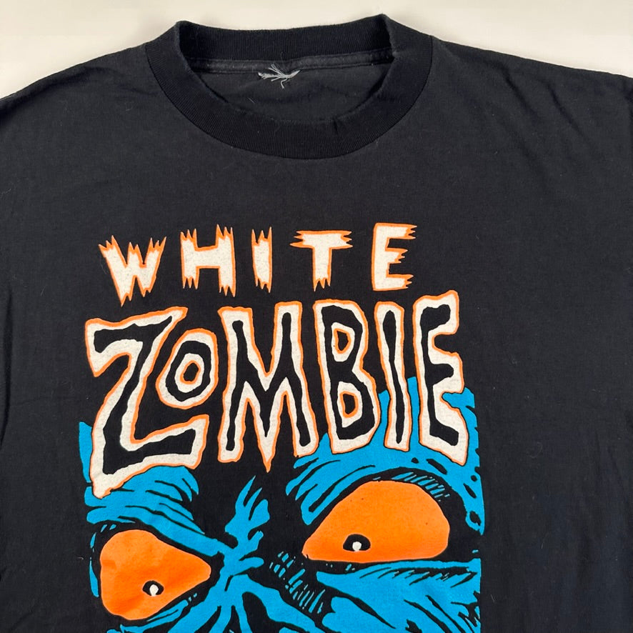 Vintage 90s White Zombie Shirt Large