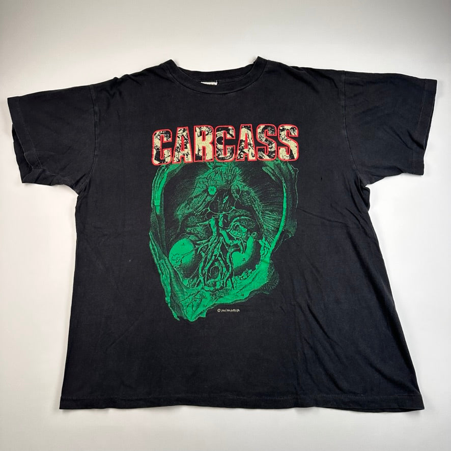 Vintage 90s Carcass Shirt XL Definition