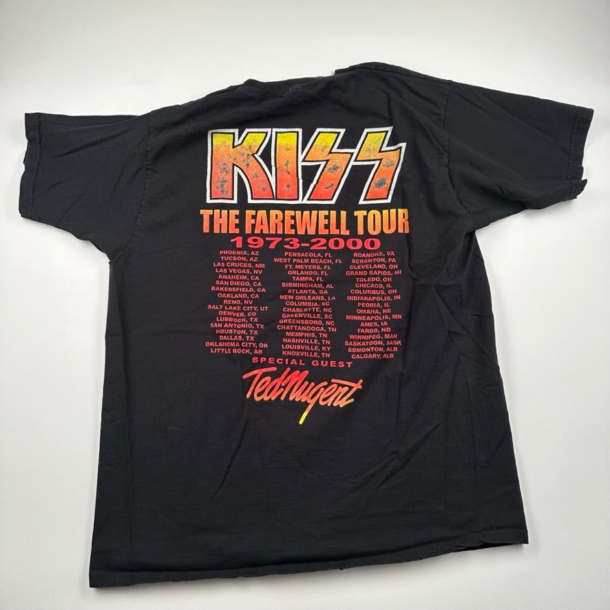 Vintage 2000 Kiss Shirt XL The Farewell Tour