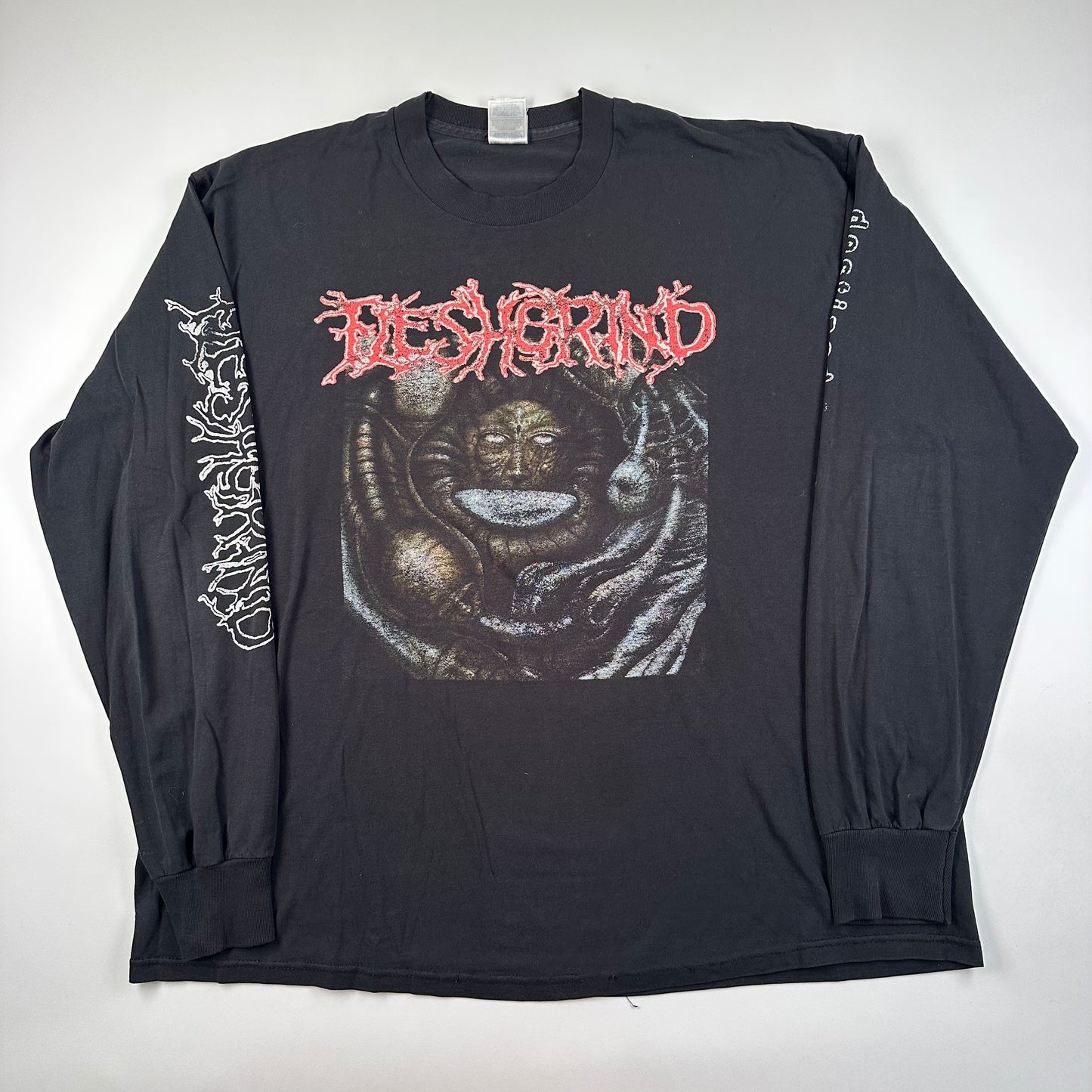 Vintage 1998 Fleshgrind Long Sleeve Shirt XXL Destined For Defilement