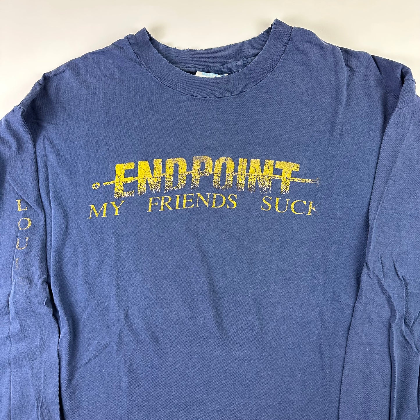 Vintage 90s Endpoint Long Sleeve Shirt XL My Friends Suck