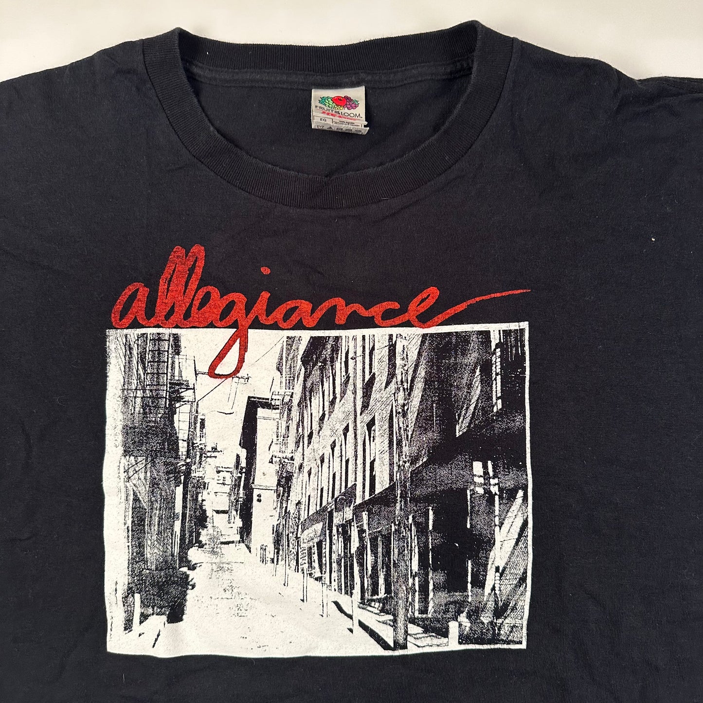 2000s Allegiance Shirt XL close up