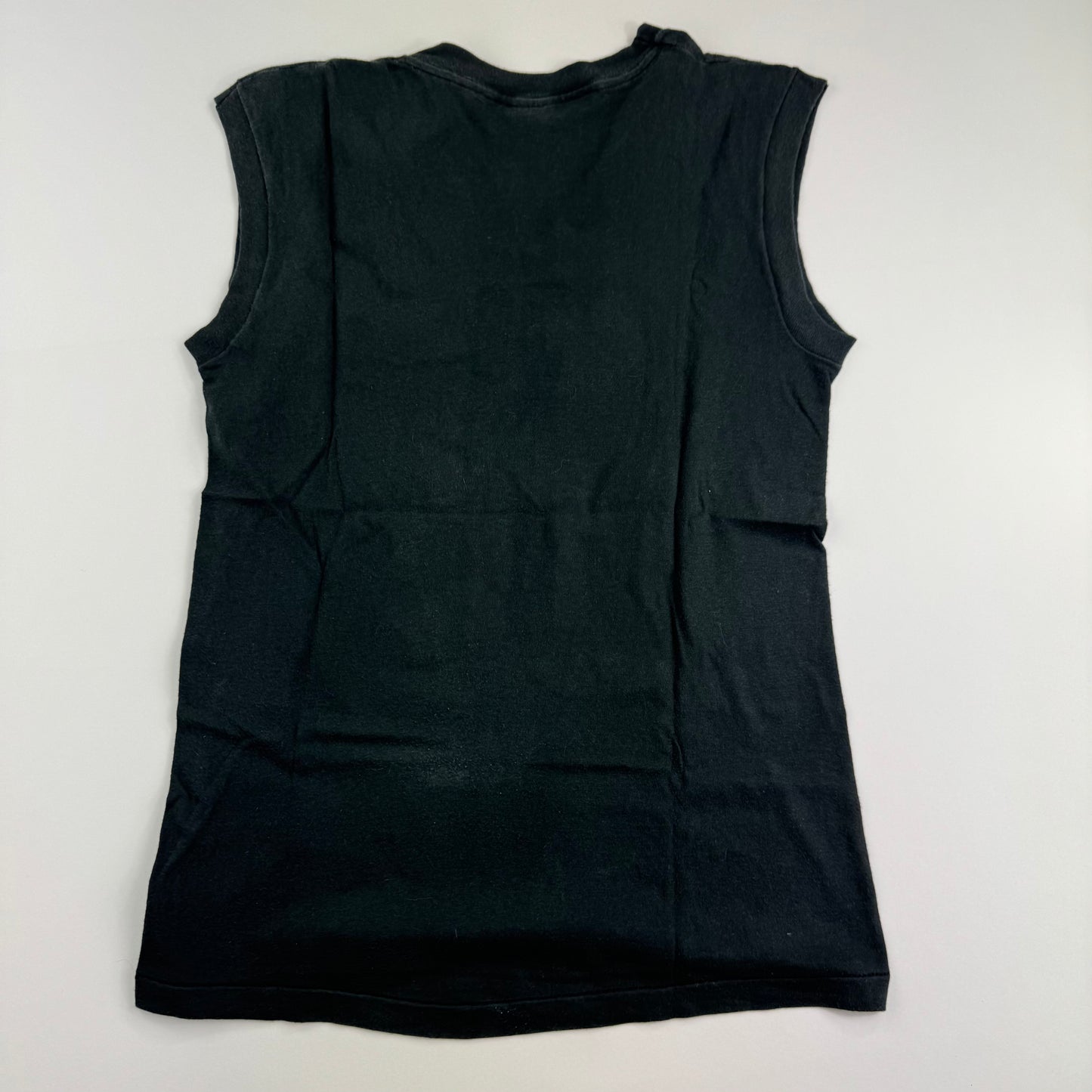 Vintage 80s Iron Maiden Sleeveless Shirt Large