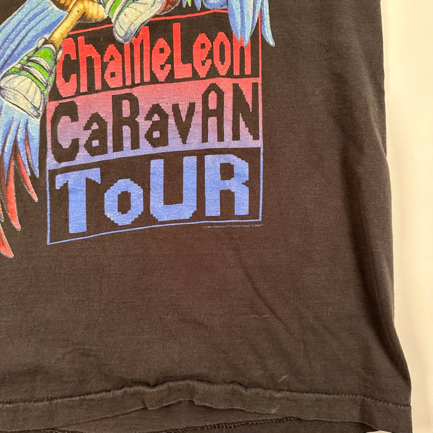 Vintage 1993 Jimmy Buffett Shirt XL Chameleon Caravan