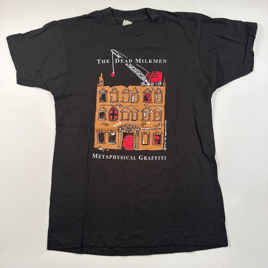 Vintage 80s The Dead Milkmen Shirt Large Metaphysical Graffiti