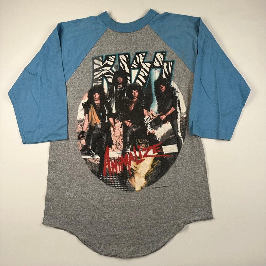 Vintage 1984 Kiss Shirt Large Animalize