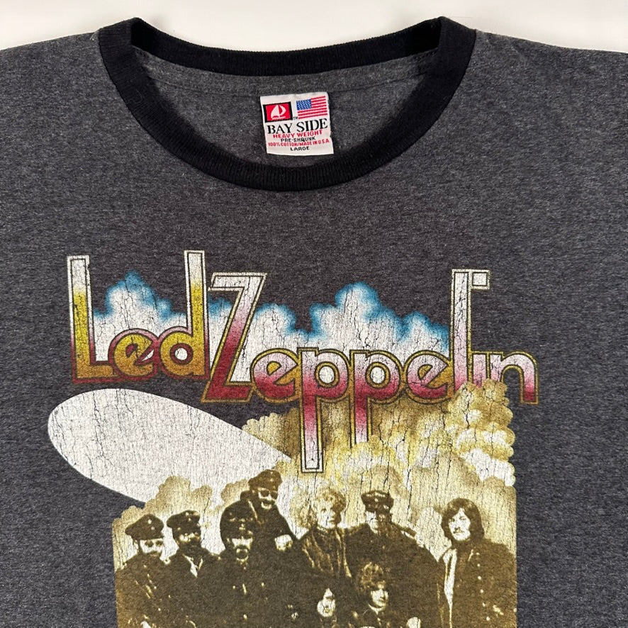 Vintage 90s Led Zeppelin Ringer Shirt Large