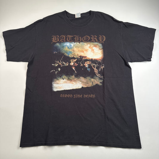 Bathory Shirt XL Blood Fire Death