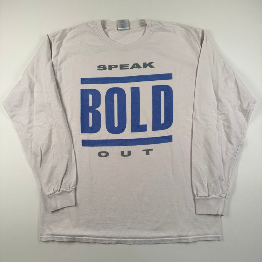 Bold Long Sleeve Shirt Large Speak Out