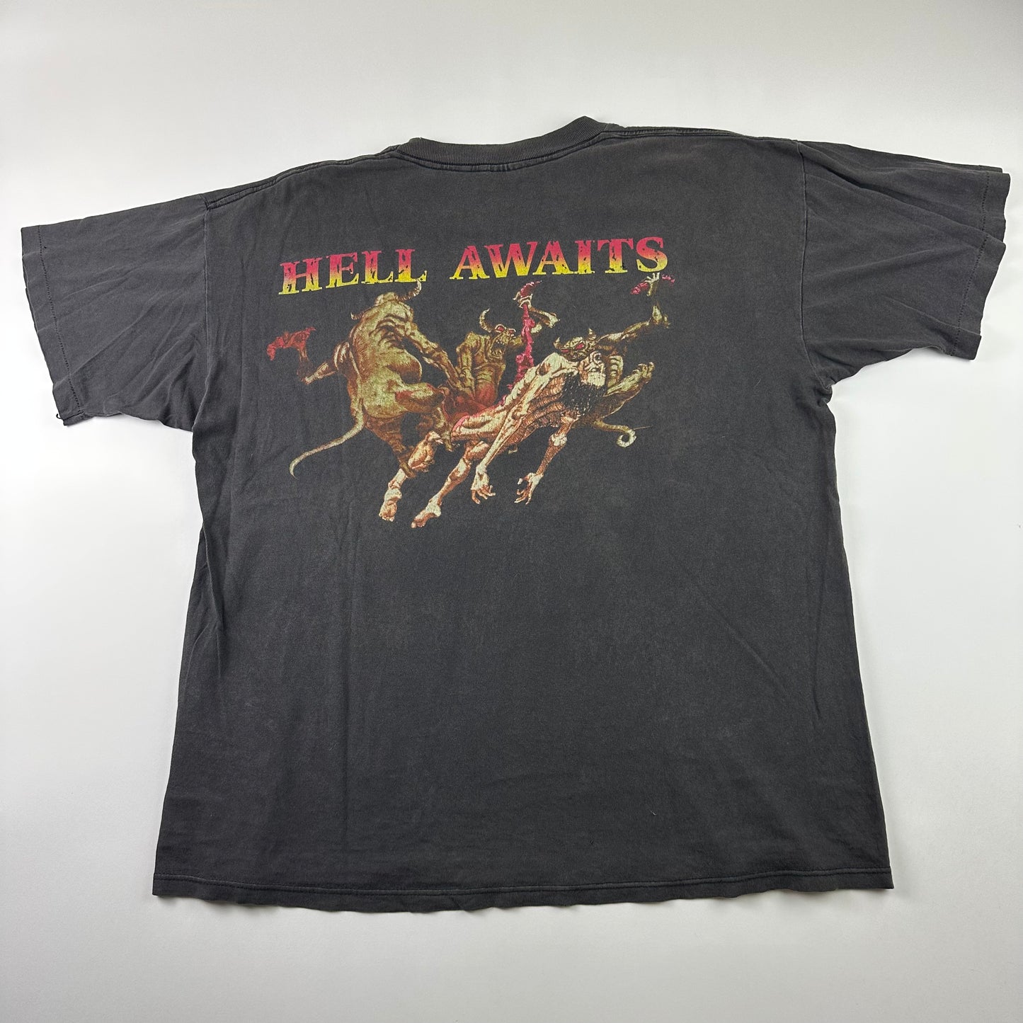 Vintage 1991 Slayer Shirt XL Hell Awaits