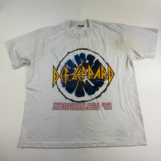 Vintage 1992 Def Leppard Shirt XXL Adrenalize