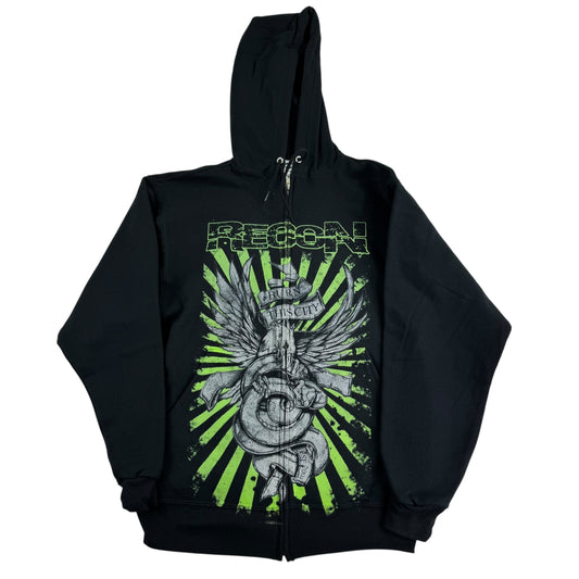 Vintage 2000s Recon Zip Up Sweatshirt Small