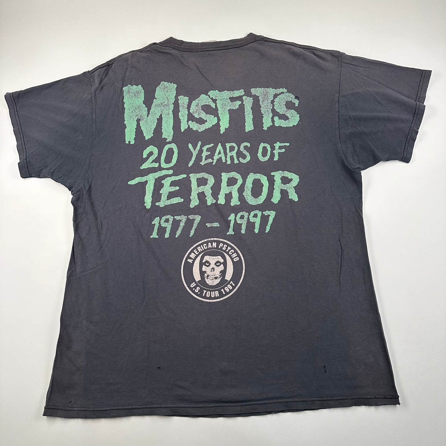 Vintage 1997 Misfits Shirt XL 20 Years Of Terror