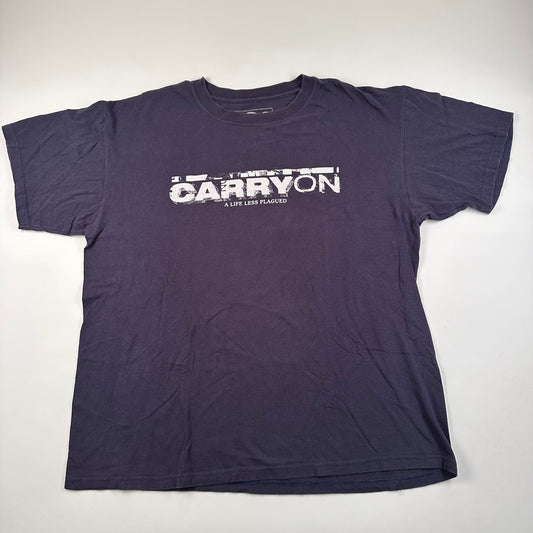 2000s Carry On Shirt XL A Life Less Plagued