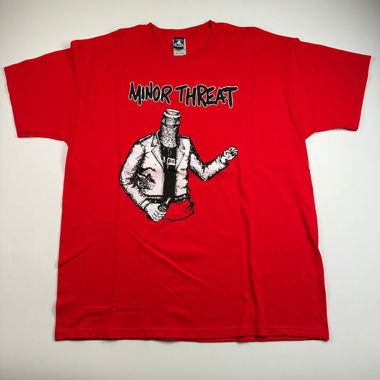 Vintage 2000s Minor Threat Shirt XL Bottled Violence