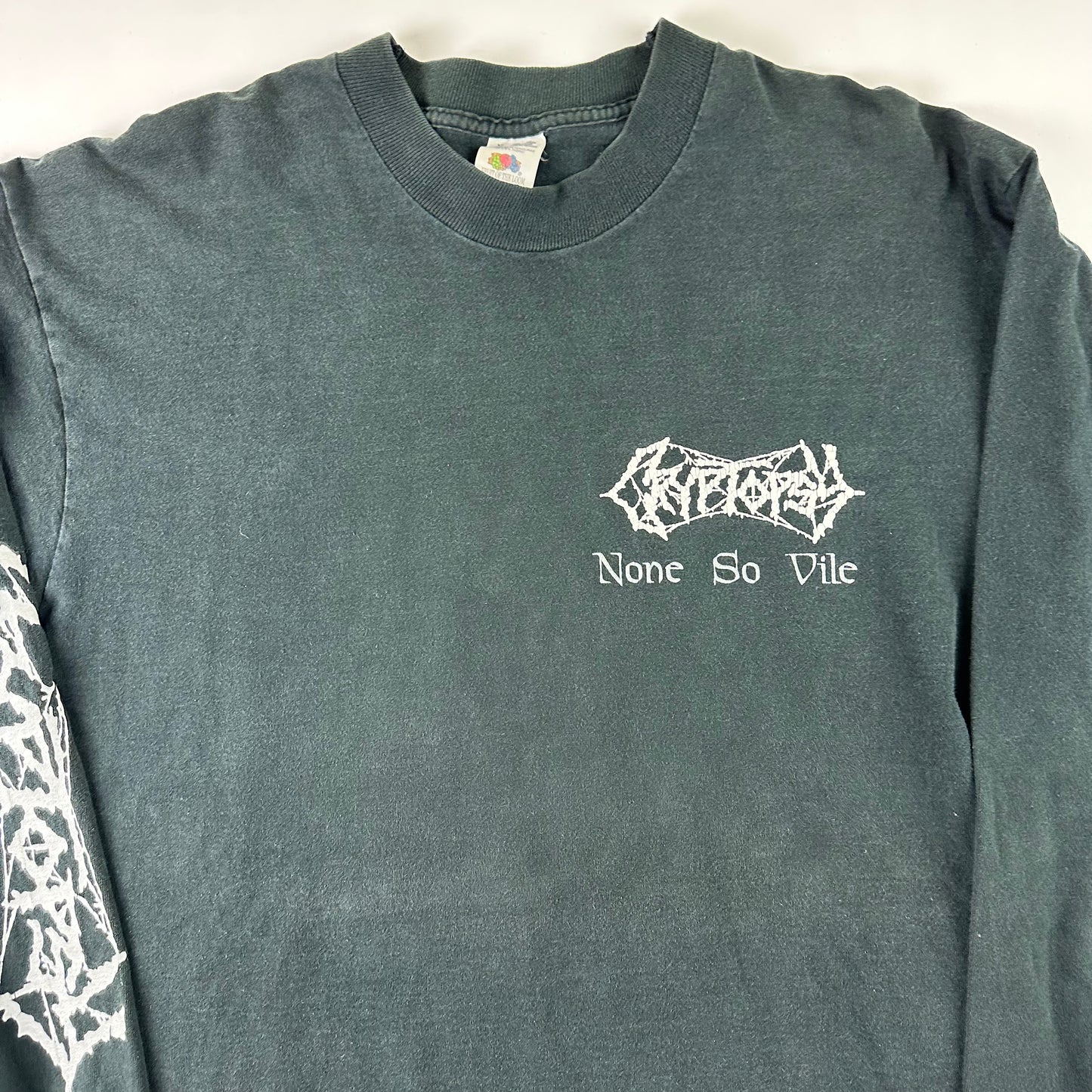 Vintage 90s Cryptopsy Long Sleeve Shirt XL None So Vile