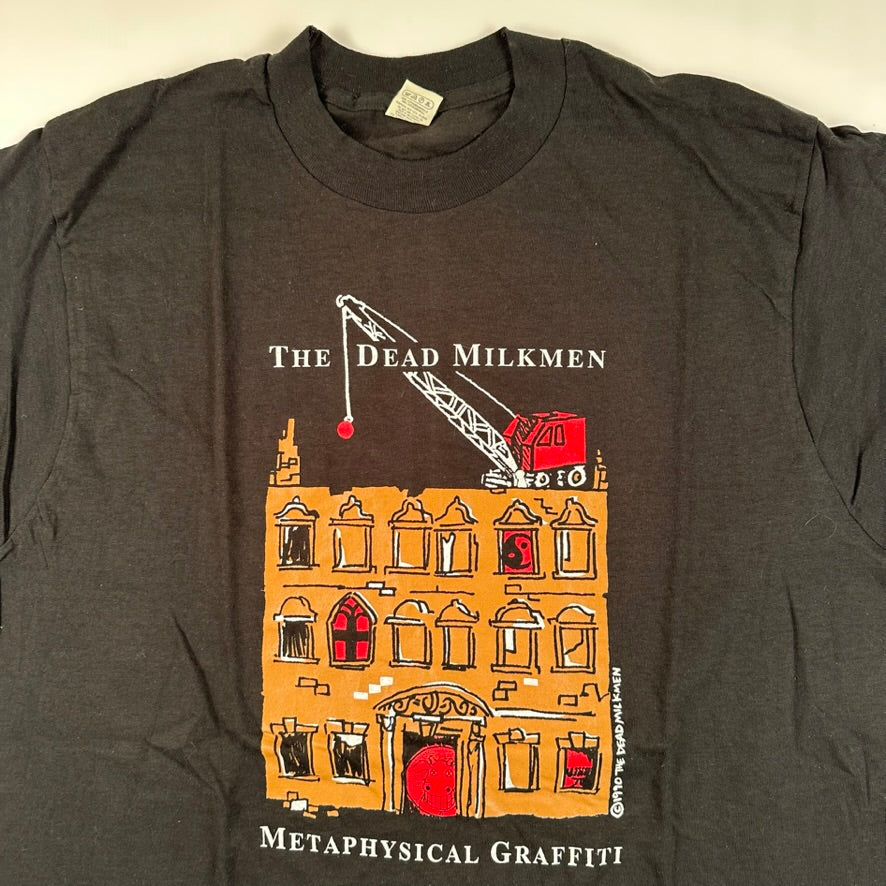 Vintage 80s The Dead Milkmen Shirt XL Metaphysical Graffiti