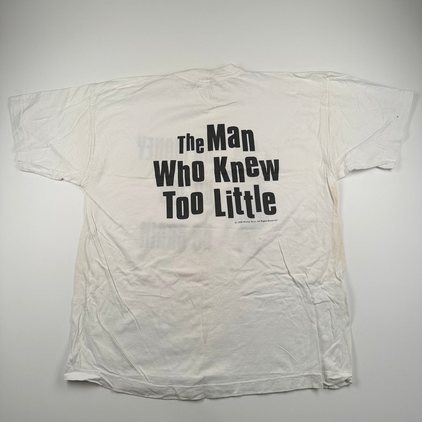 Vintage 1998 The Man Who Knew Too Little Shirt XL