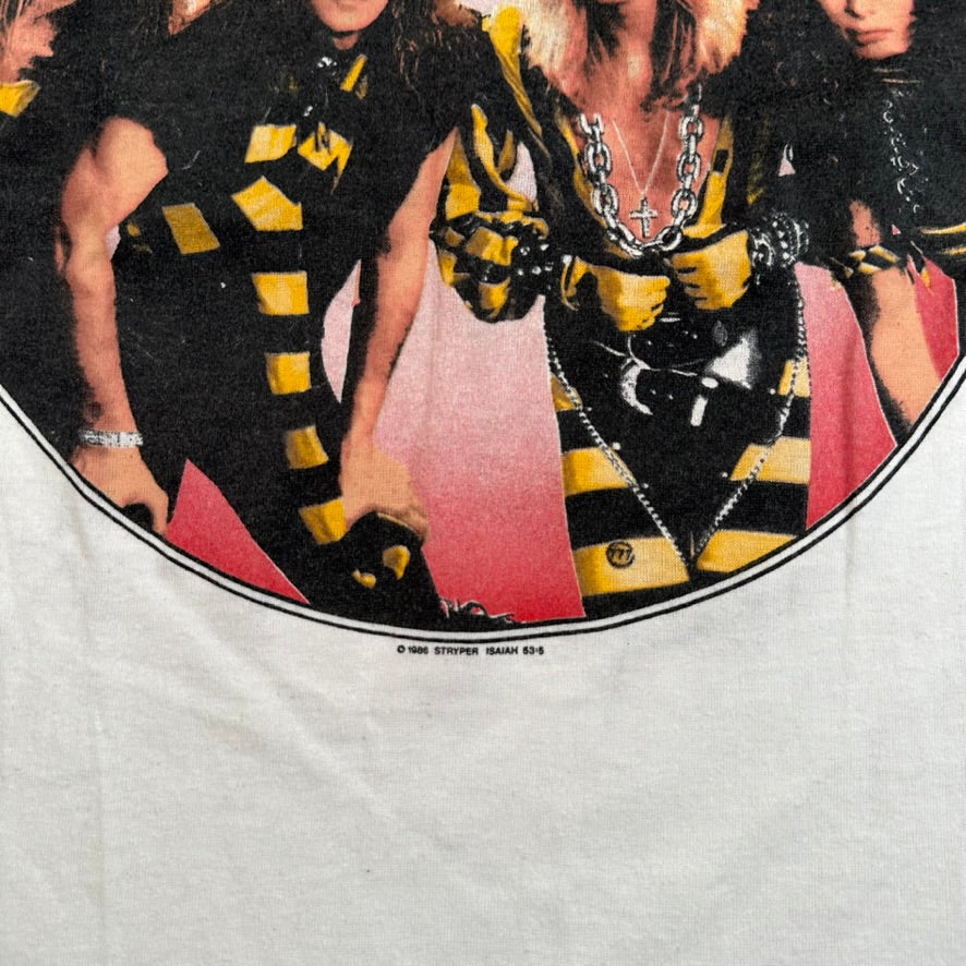 Vintage 1986 Stryper Shirt Small Isaiah 53:5