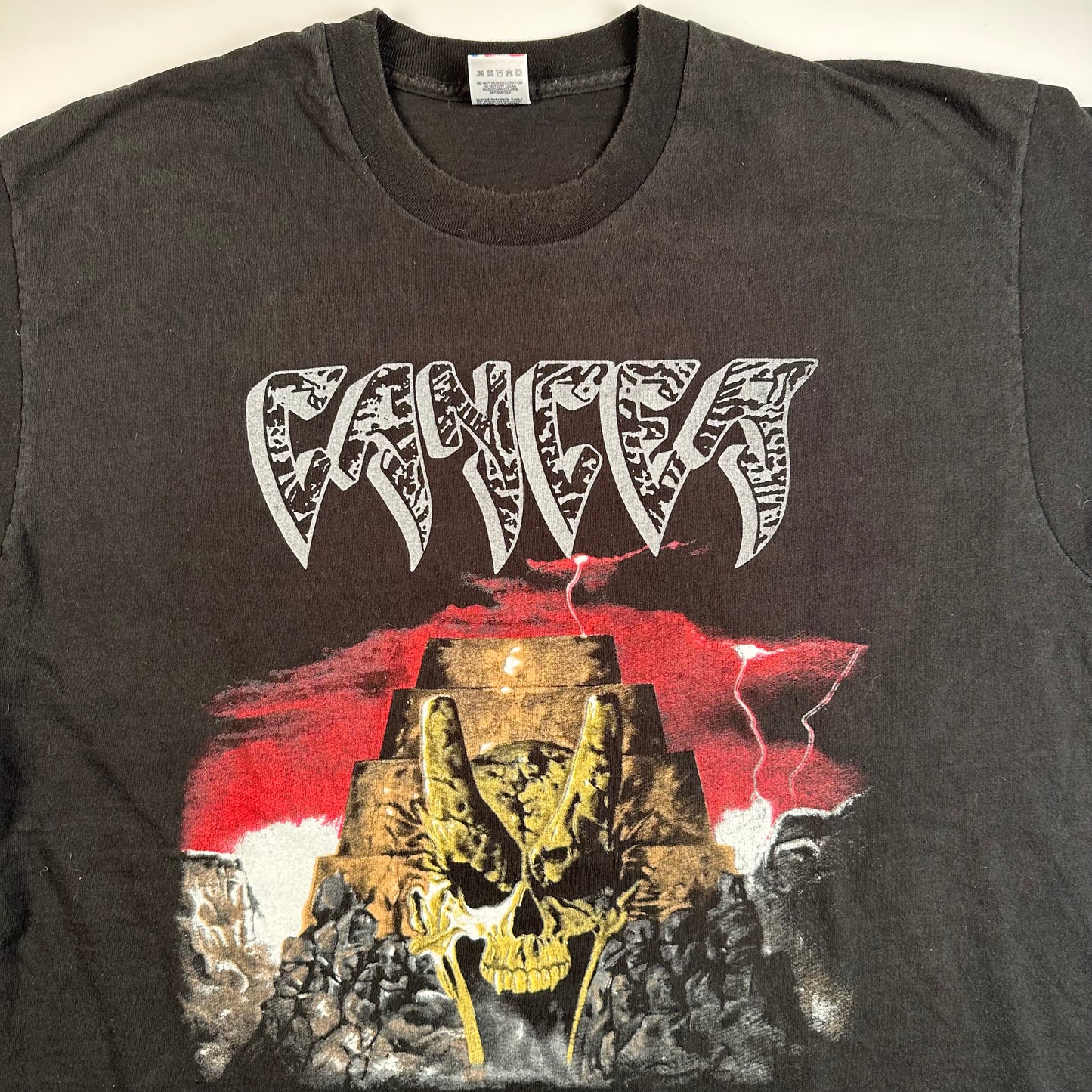 Vintage 1993 Cancer Shirt XL Sins Of Mankind