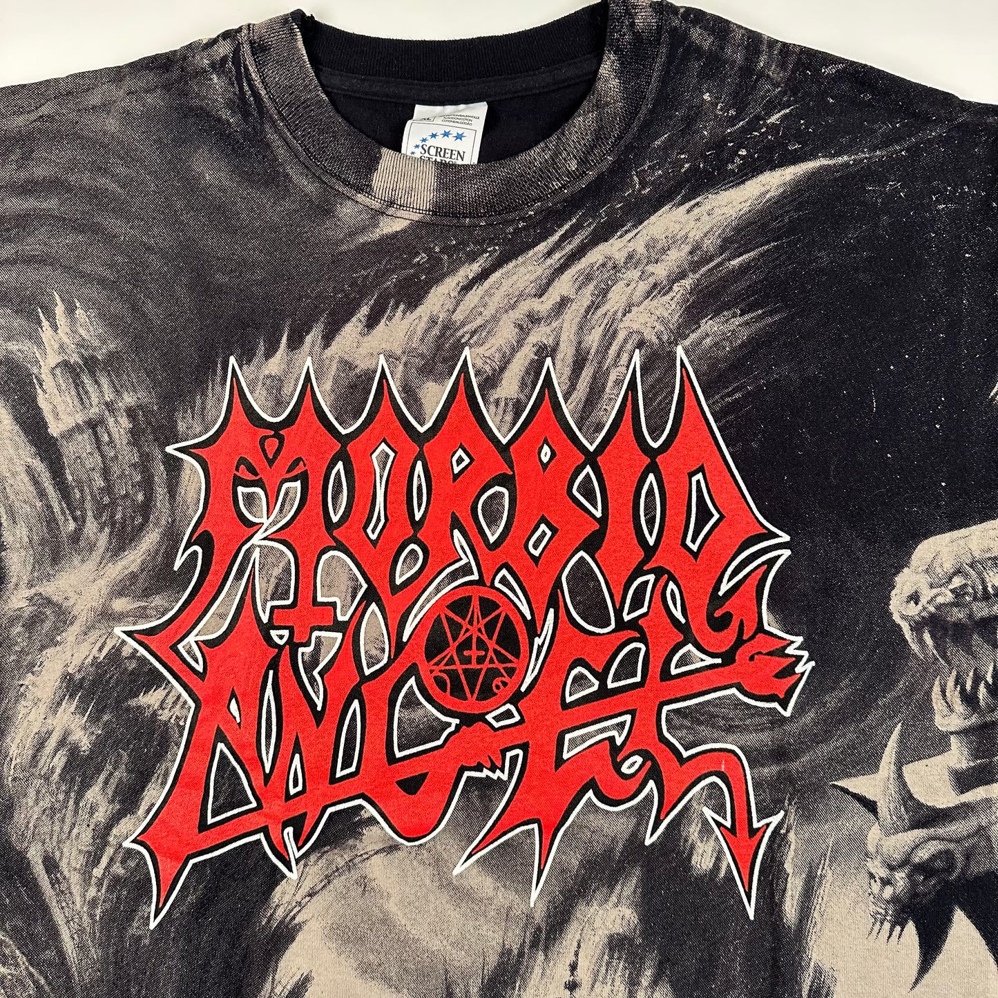 Vintage 90s Morbid Angel Shirt XL All Over Print Gateways