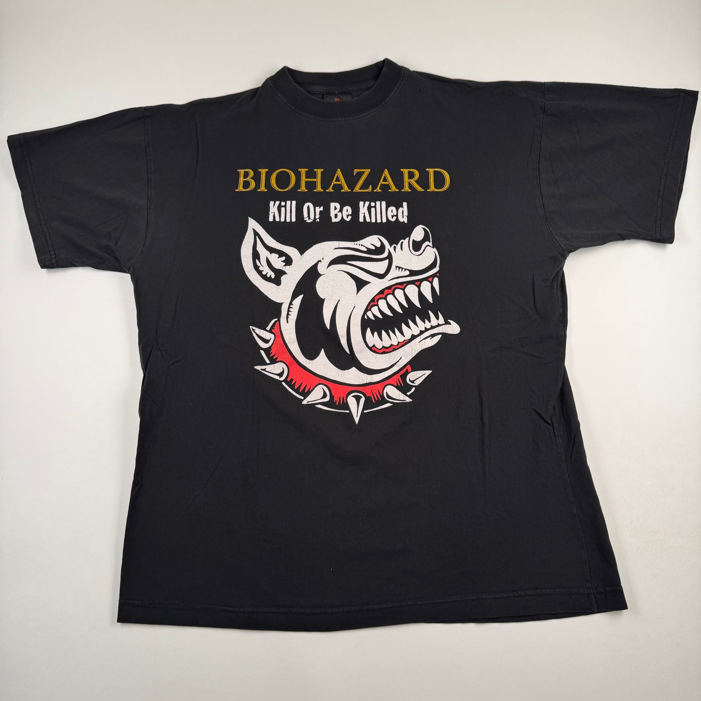Vintage 90s Biohazard Shirt XL Kill Or Be Killed
