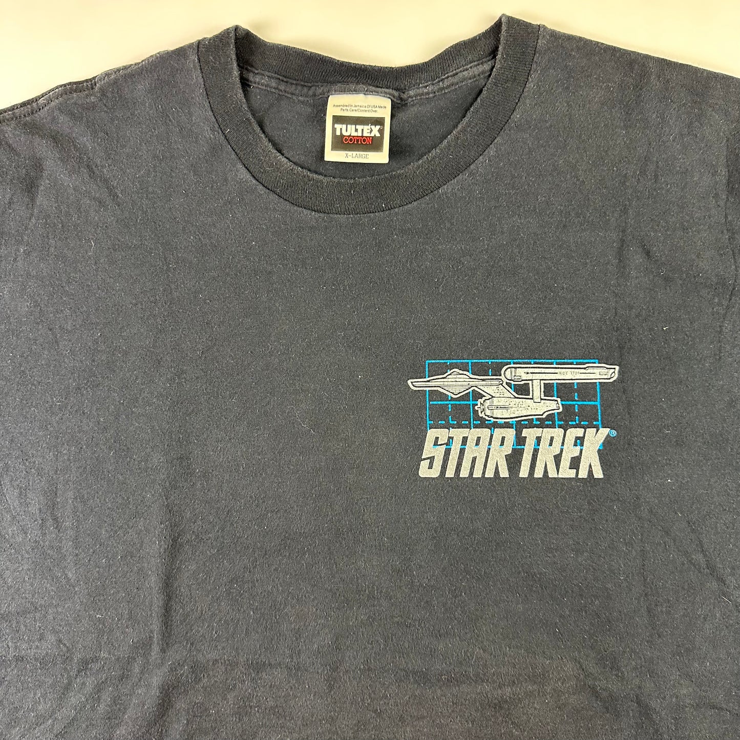 Vintage 1993 Star Trek Shirt XL NCC-1701