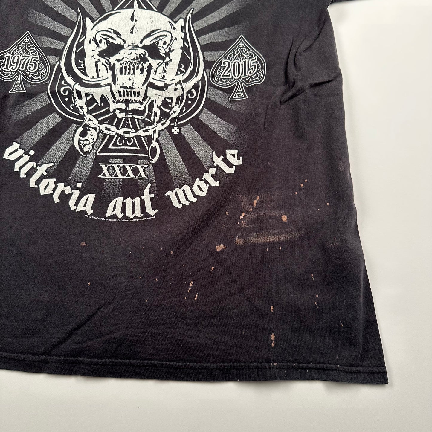 2015 Motörhead Shirt Medium Victoria Aut Morte