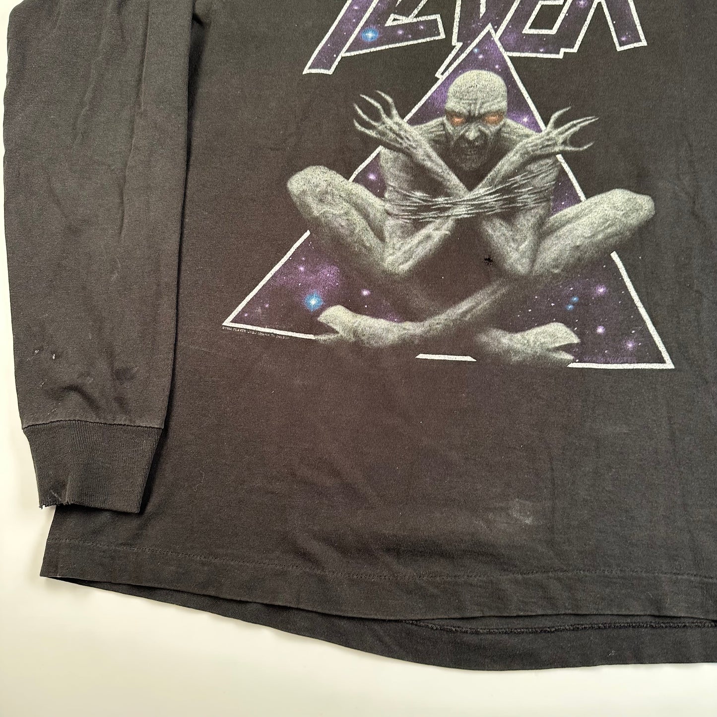 Vintage 1994 Slayer Long Sleeve Shirt Large Divine Intervention