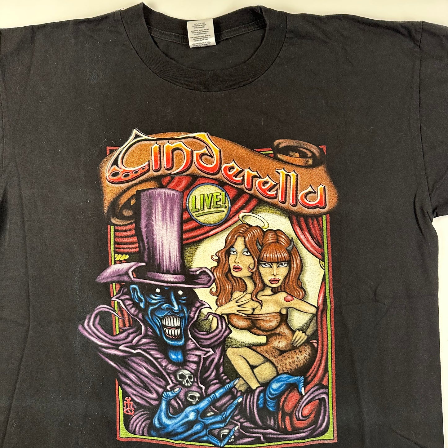 Vintage 90s Cinderella Shirt XL