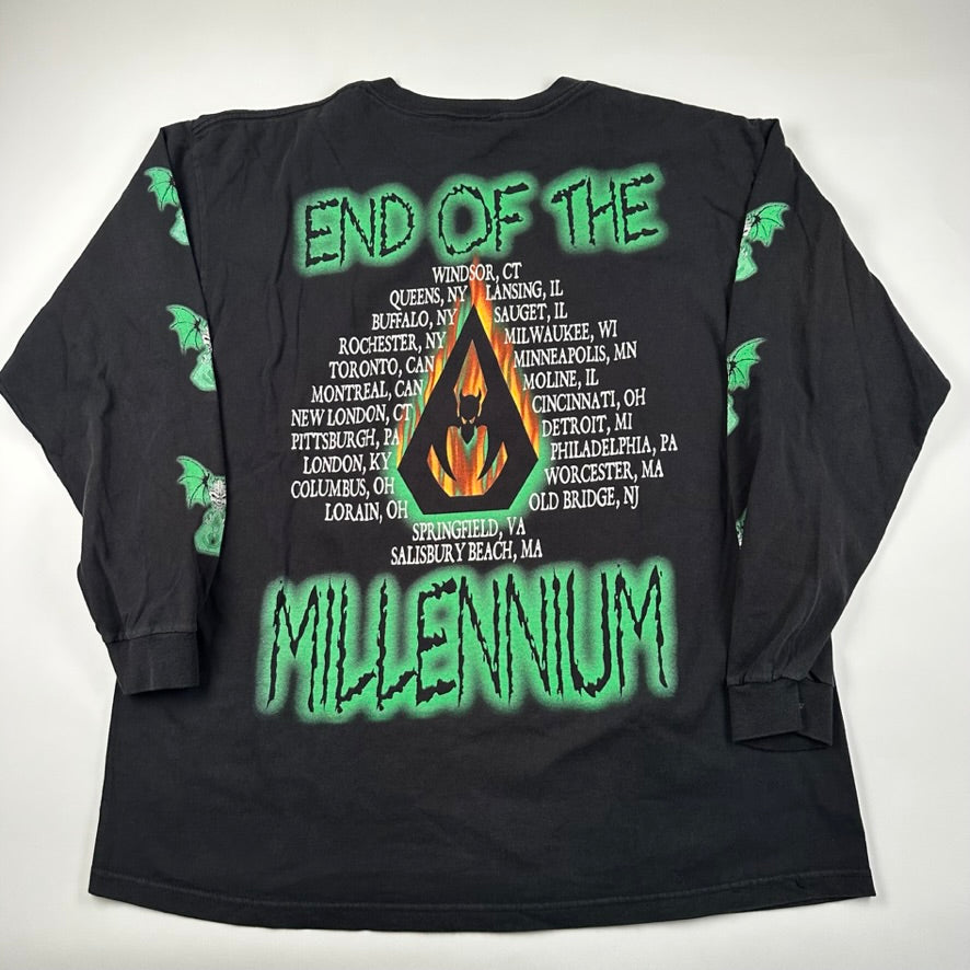 Vintage 1999 Over Kill Long Sleeve Shirt XL Millennium