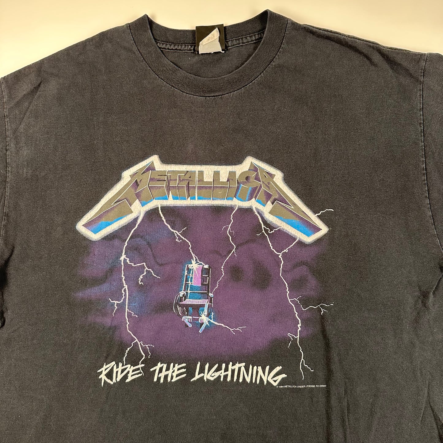 Vintage 1994 Metallica Shirt XL Ride The Lightning