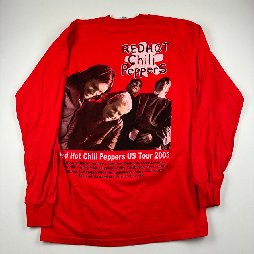 Vintage 2003 Red Hot Chilli Peppers Long Sleeve Shirt Large