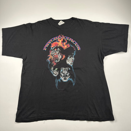 Vintage 1998 Kiss Shirt Psycho Circus XL