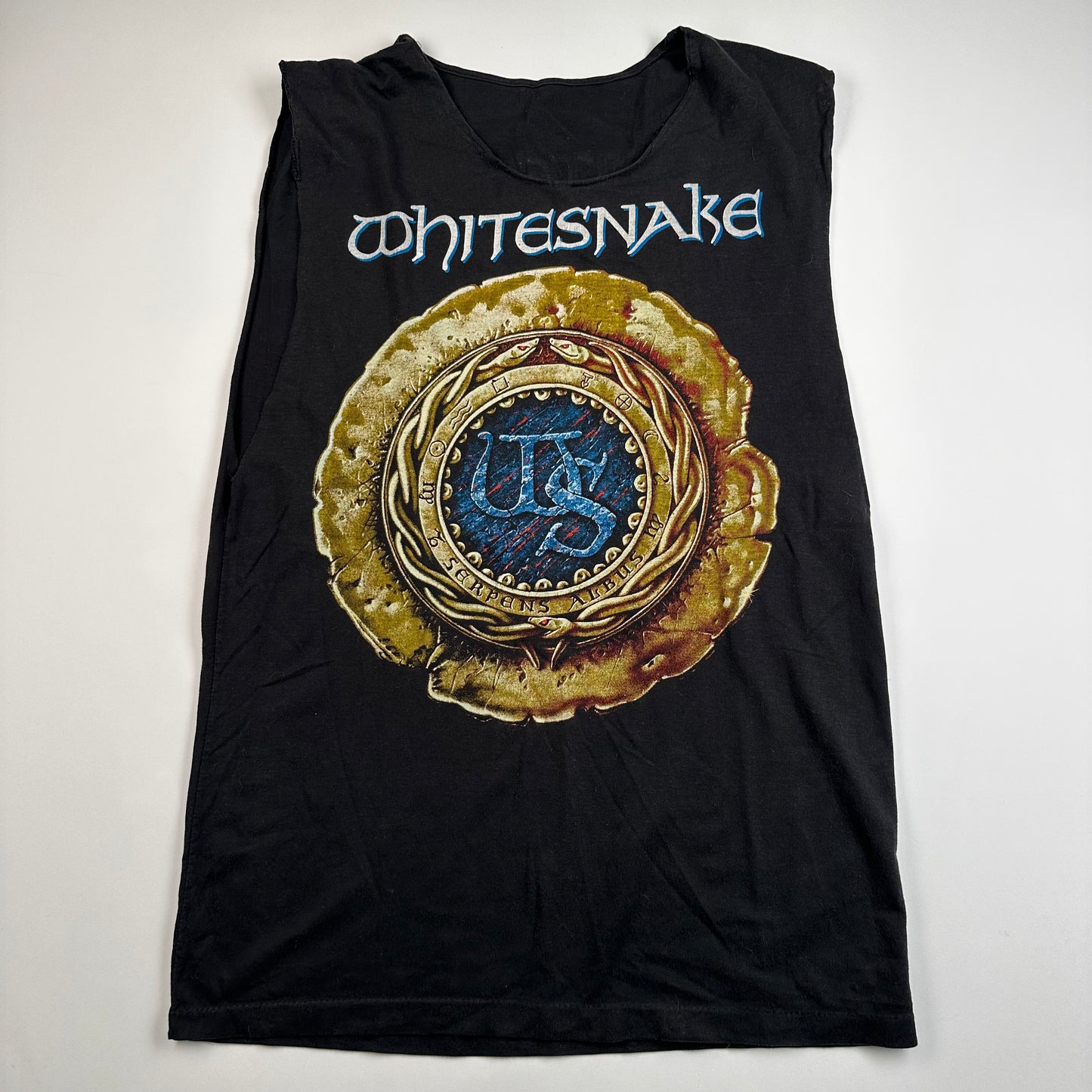 Vintage 1987 Whitesnake Sleeveless Shirt Medium Europe Tour 87' 88'