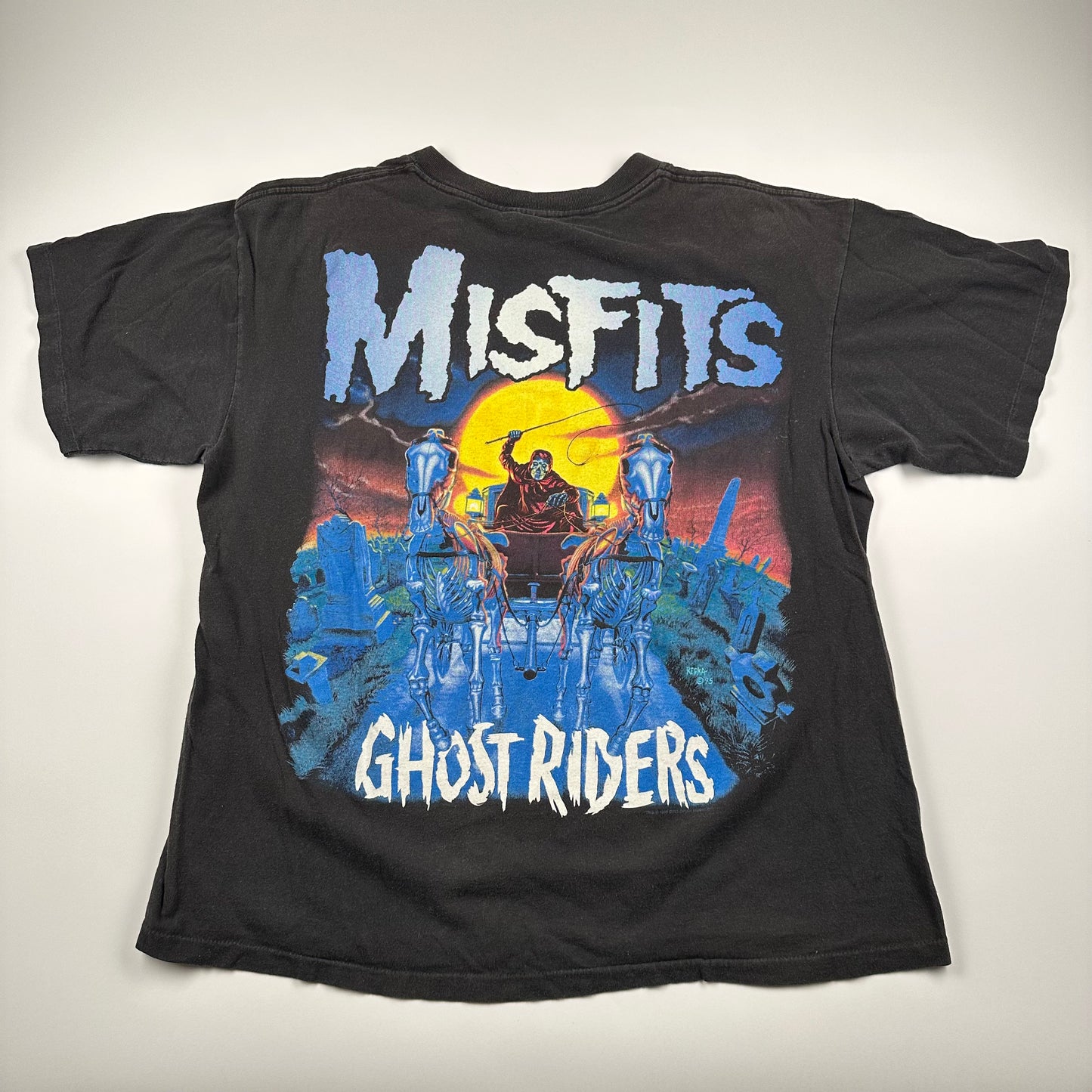 Vintage 1995 Misfits Shirt XL Ghost Riders