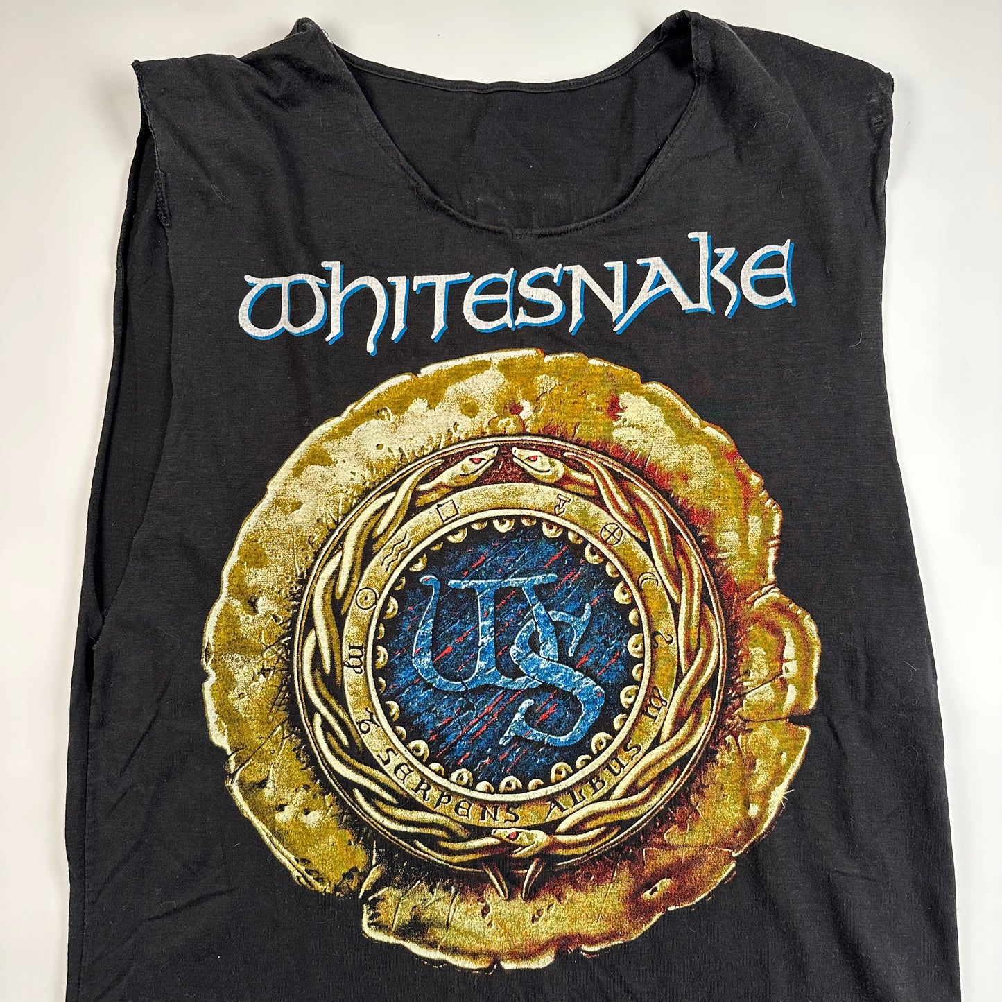 Vintage 1987 Whitesnake Sleeveless Shirt Medium Europe Tour 87' 88'