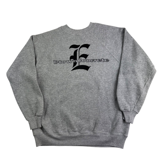 E-Town Concrete Crewneck Sweatshirt Medium
