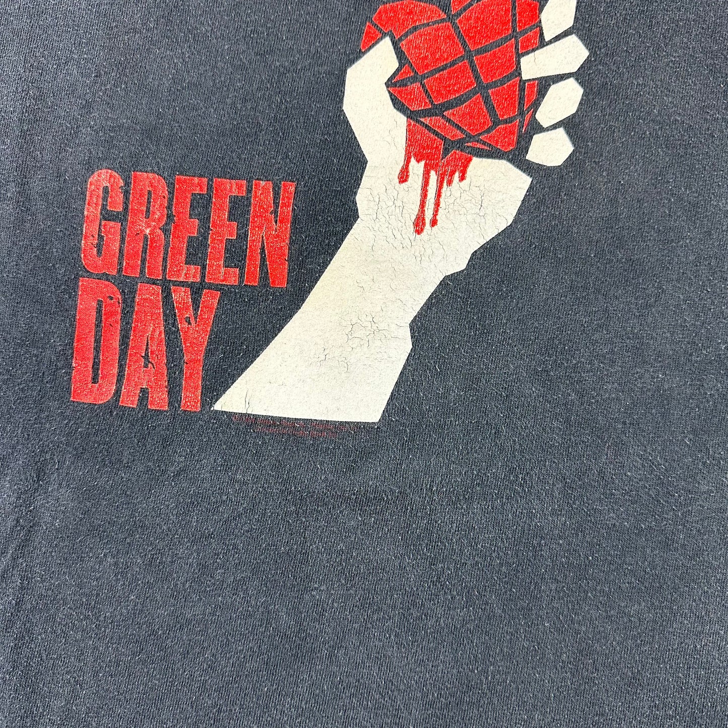 Vintage 2005 Green Day Shirt Large American Idiot