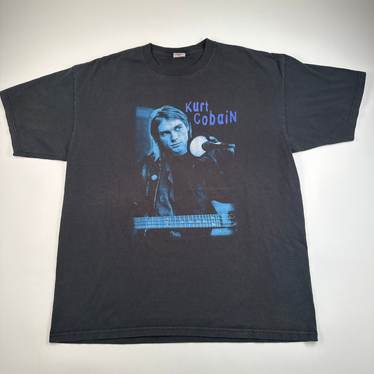 Vintage 2003 Kurt Cobain Shirt XL Notebook