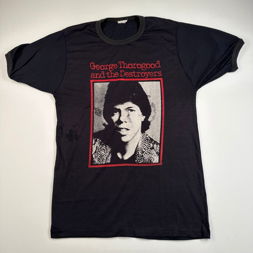 Vintage 1982 George Thorogood and The Destroyers Shirt Medium Canadian