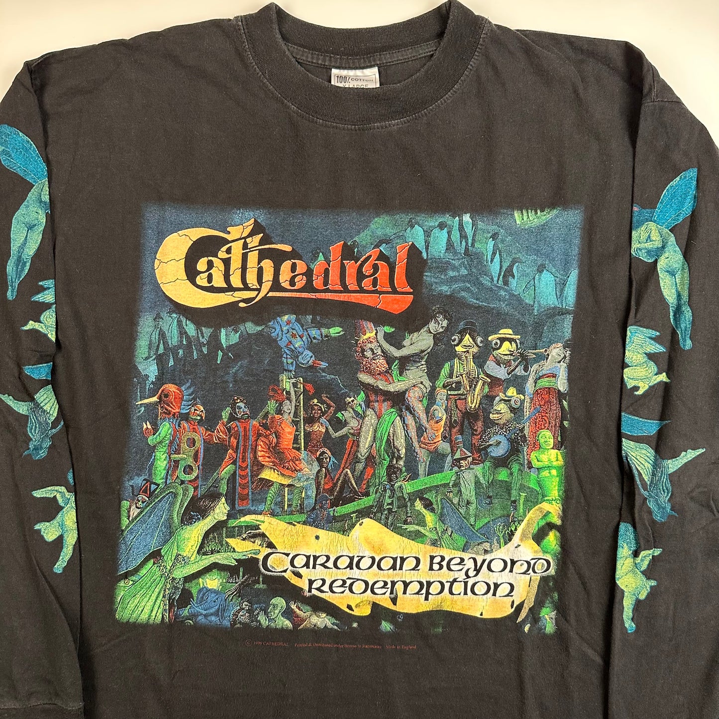 Vintage 1999 Cathedral Long Sleeve Shirt XL Caravan Beyond