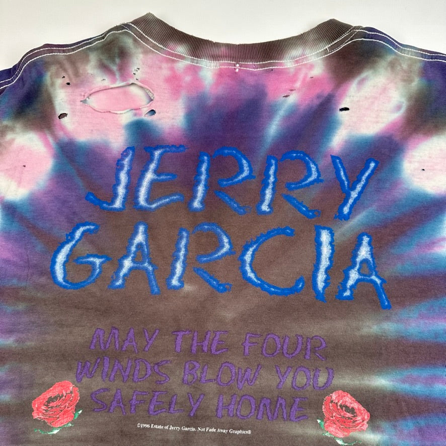 Vintage 1996 Jerry Garcia Shirt XL May The Four Winds