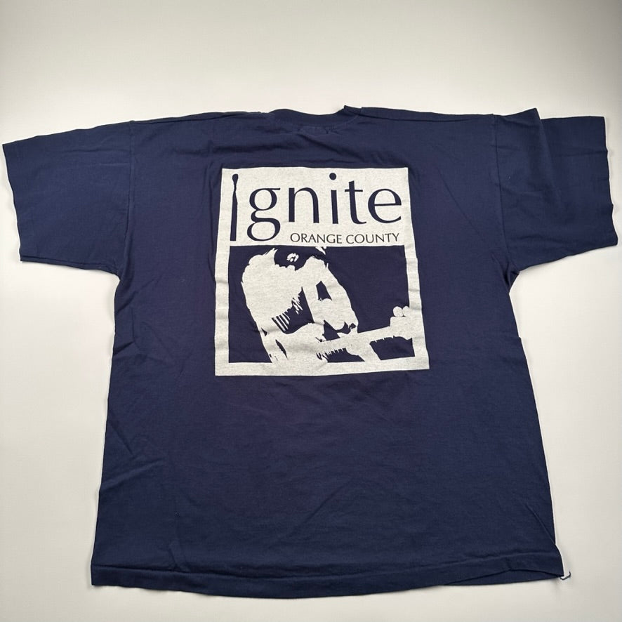 Vintage 90s Ignite Shirt XL Orange County