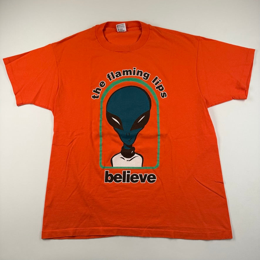 Vintage 90s The Flaming Lips Shirt XL Believe