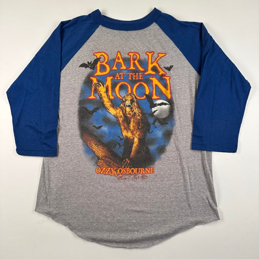 Vintage 1984 Ozzy Osbourne Shirt Large Bark At The Moon